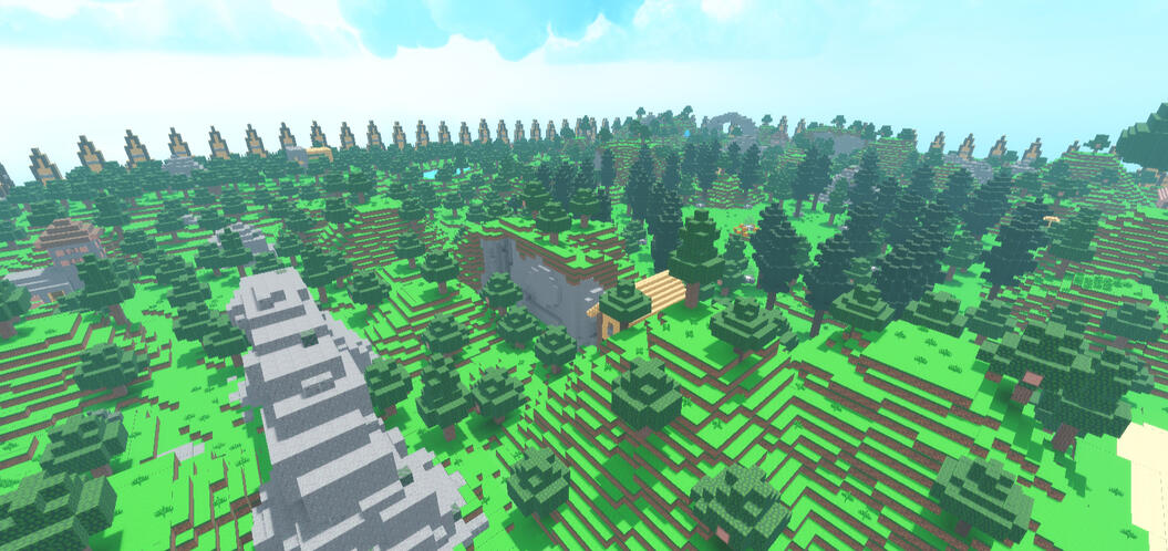 Minecraft Themed Map